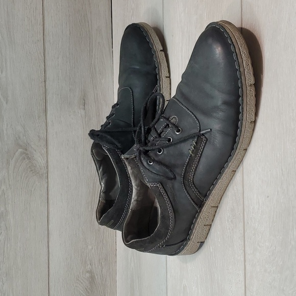 Josef Seibel Mens Ruben13 Plain Toe Leather Flats Sneakers boots shoes sz 14 - Picture 2 of 16